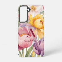 Spring Floral Monogram