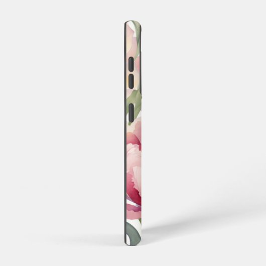 Spring Floral Monogram Samsung Galaxy Hoesje (Rechterkant)