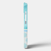 Spring floral multi blauw ontwerp Case-Mate iPhone case (Achterkant / Links)