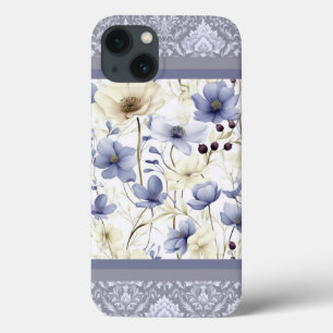 Spring floral multi blauw ontwerp Case-Mate iPhone case