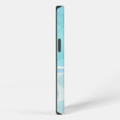 Spring floral multi blauw ontwerp iPhone hoesje (Rechterkant)