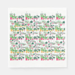 Spring Floral Napkins Servet