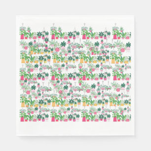 Spring Floral Napkins Servet