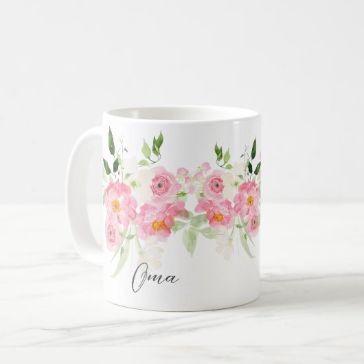 Spring Floral Oma Koffiemok (Voorkant links)