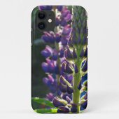 Spring Floral Paarse bloem Telefoon case (Achterkant)