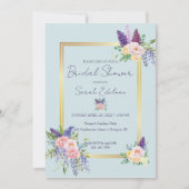 Spring Floral Pastel Bridal Shower Kaart (Voorkant)