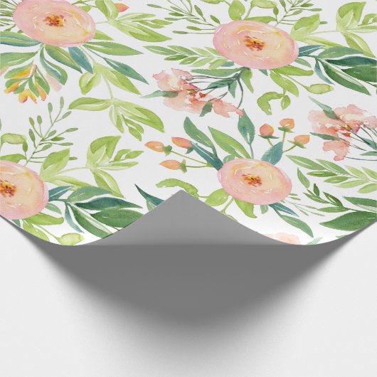 Spring Floral Pattern Cadeaupapier (Hoek)