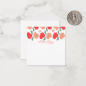 Spring Floral Pattern Designer Business Notitiekaartje (Voorkant / Achterkant in situ)