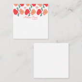 Spring Floral Pattern Designer Business Notitiekaartje (Voorkant / Achterkant)