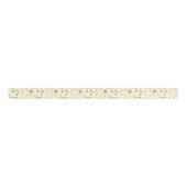 Spring Floral Pattern Grosgrain Lint (Voorkant)