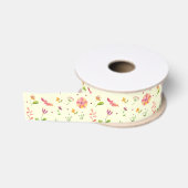 Spring Floral Pattern Grosgrain Lint (Spoel)