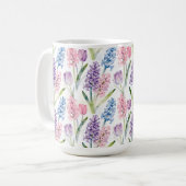 Spring Floral Pattern Koffiemok (Voorkant links)