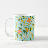 Spring Floral Pattern Koffiemok (Links)