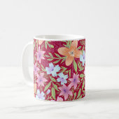 Spring Floral Pattern Koffiemok (Voorkant links)