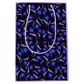 Spring Floral Pattern Lilac Medium Cadeauzakje (Voorkant)