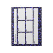 Spring Floral Pattern Notitieblok (Linkerzijde)