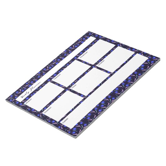 Spring Floral Pattern Notitieblok (Schuin)