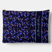Spring Floral Pattern on Dark Blue Background Etui (Voorkant)