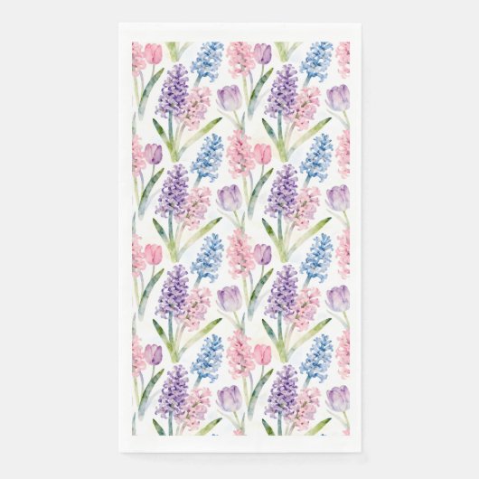 Spring Floral Pattern Servet (Voorkant)