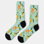 Spring Floral Pattern Sokken (Links)
