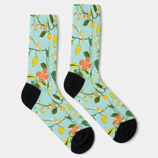 Spring Floral Pattern Sokken (Rechts)