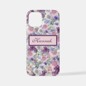 Spring Floral Pink Paars Lavender Garden iPhone Hoesje (Achterkant)