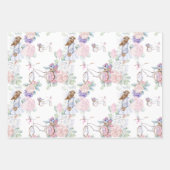 Spring Floral | Roze telefooncel Inpakpapier Vel (Voorkant)