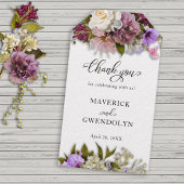 Spring Floral Rustic Wedding Cadeaulabel