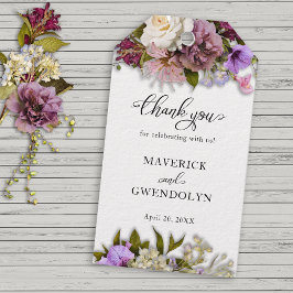 Spring Floral Rustic Wedding Cadeaulabel