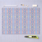 Spring Floral Stripe Tissuepapier (Craft)