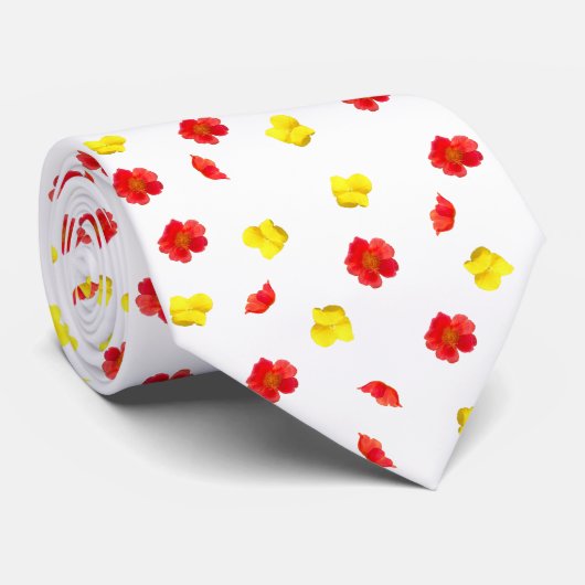 Spring Floral Stropdas (Opgerold)