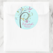 Spring Floral Tree Baby shower Sticker (Tas)