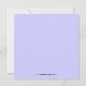 Spring Floral Tree Bridal Shower Kaart (Achterkant)