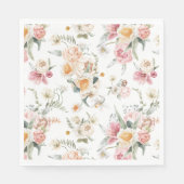 Spring Floral Tulips Servet (Voorkant)