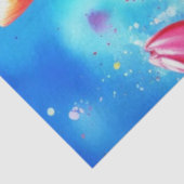 Spring Floral Tulips Tissue Paper Tissuepapier (Detail)