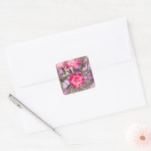 Spring Floral Vierkante Sticker (Envelop)