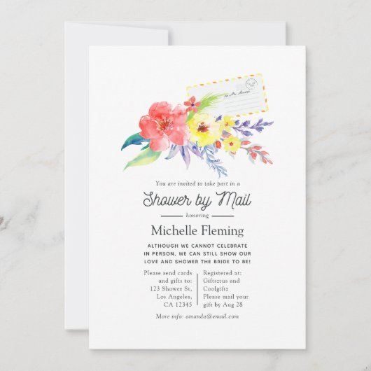 Spring Floral Vrijgezellenfeest per post Kaart