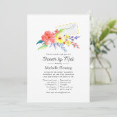 Spring Floral Vrijgezellenfeest per post Kaart (Staand voorkant)