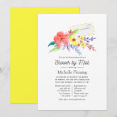 Spring Floral Vrijgezellenfeest per post Kaart (Voorkant / Achterkant)