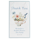 Spring Floral Vrijgezellenfeest Tea Party Klein Cadeauzakje (Achterkant)