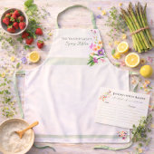 Spring Floral Watercolor Botanical Schort