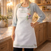 Spring Floral Watercolor Botanical Schort