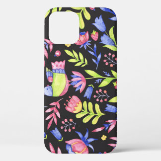 Spring Floral: Waterverf naadloos patroon Case-Mate iPhone Case