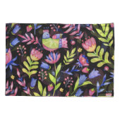 Spring Floral: Waterverf naadloos patroon Kussensloop (Achterkant)
