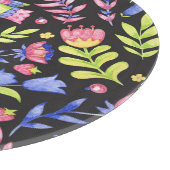 Spring Floral: Waterverf naadloos patroon Snijplank (Hoek)