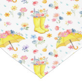 Spring Floral Waterverf Tafelloper – April Show (Hoek)