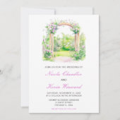 Spring Floral Wedding Arch Kaart (Voorkant)
