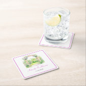 Spring Floral Wedding Arch Kartonnen Onderzetters (Insitu)