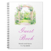 Spring Floral Wedding Arch Notitieboek (Voorkant)