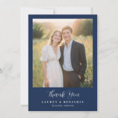 Spring Floral Wedding Bedankkaart (Voorkant)